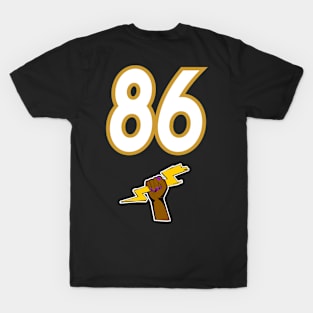 Putting Some Respect On The Steelers' All-Time Leading Wide Receiver Number 86 for Women! T-Shirt